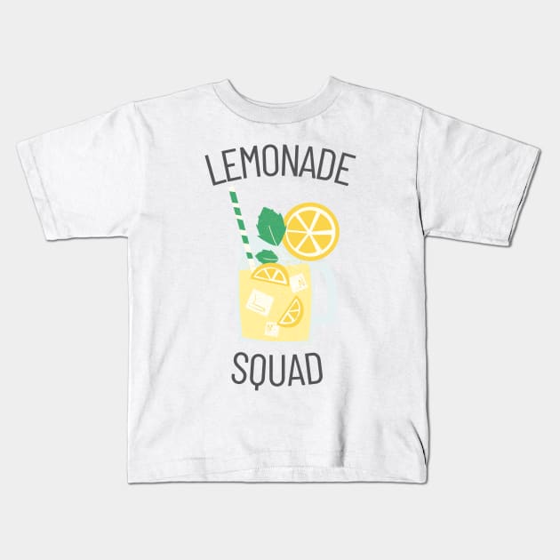 Lemonade Squad Kids T-Shirt by Kuro